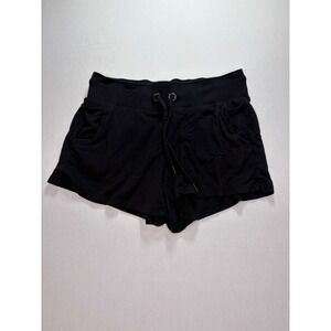 Athleta‎ Women's Medium Black Shorts Drawstring Waist Athletic Activewear